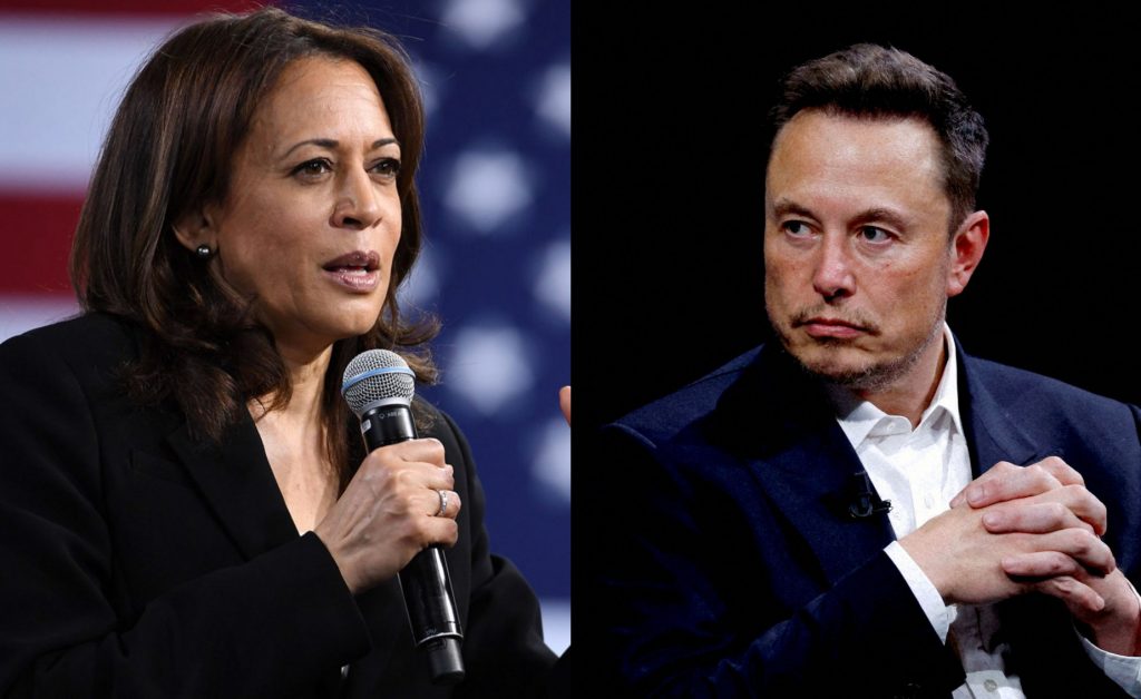 ΗΠΑ:Το κοροϊδευτικό σχόλιο του Έλον Μασκ για την Κάμαλα Χάρις