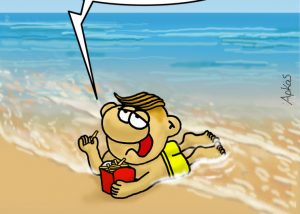 Αρκάς: Η διαπίστωση του Θανασάκη… απολαμβάνοντας τα αγαπημένα του καλοκαιριού