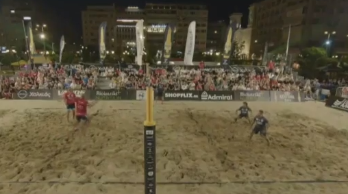 Ερυθρόλευκη μαγεία στην άμμο και αποθέωση για Τζιοβάνι – Λεονάρντο