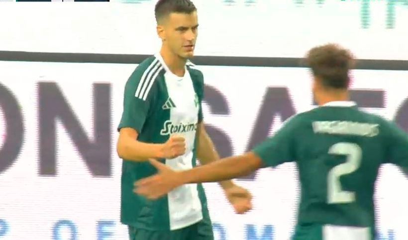 Πλασέ του Γερεμέγεφ για το 1-0 του Παναθηναϊκού