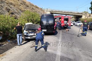 Τραγωδία στην Κρήτη: Τρεις νεκροί και μία βαριά τραυματίας μετά από σύγκρουση mini bus με ΙΧ
