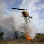 Μεγάλη φωτιά στο Σκαλοχώρι Λέσβου – Επιχειρούν εναέρια μέσα