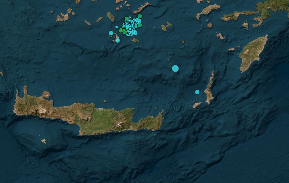 Σεισμός 4,5 Ρίχτερ ανοιχτά της Καρπάθου