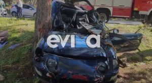 Εύβοια: Θανατηφόρο τροχαίο – Νεκροί δύο 20χρονοι