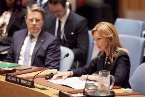 Ιστορική Ομιλία της Προέδρου της Ένωσης Ελλήνων Εφοπλιστών, Μελίνας Τραυλού, για τη θαλάσσια ασφάλεια, στα Ηνωμένα Έθνη