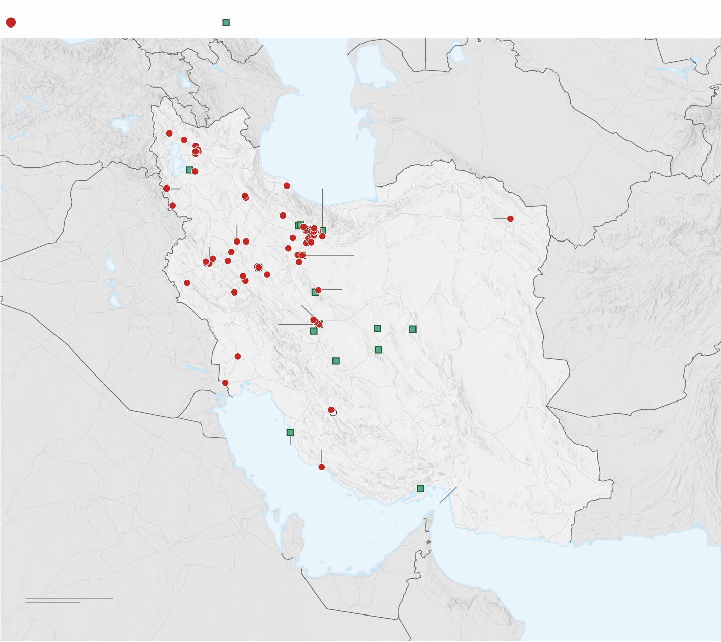The Middle East War Map: Strategic goals hit in Iran and Israel