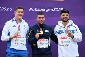 Ευρωπαϊκό Πρωτάθλημα Στίβου Κ23: Ελλάδα και Κύπρος το 3/3 στο βάθρο της σφυροβολίας!