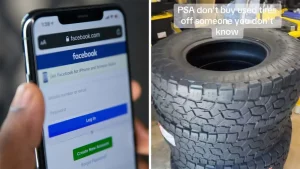 Πήρε ελαστικά από τo Marketplace και τα …πέταξε αμέσως