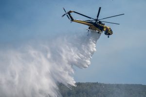 Φωτιά τώρα στη Λέσβο, στην περιοχή Βρίσα