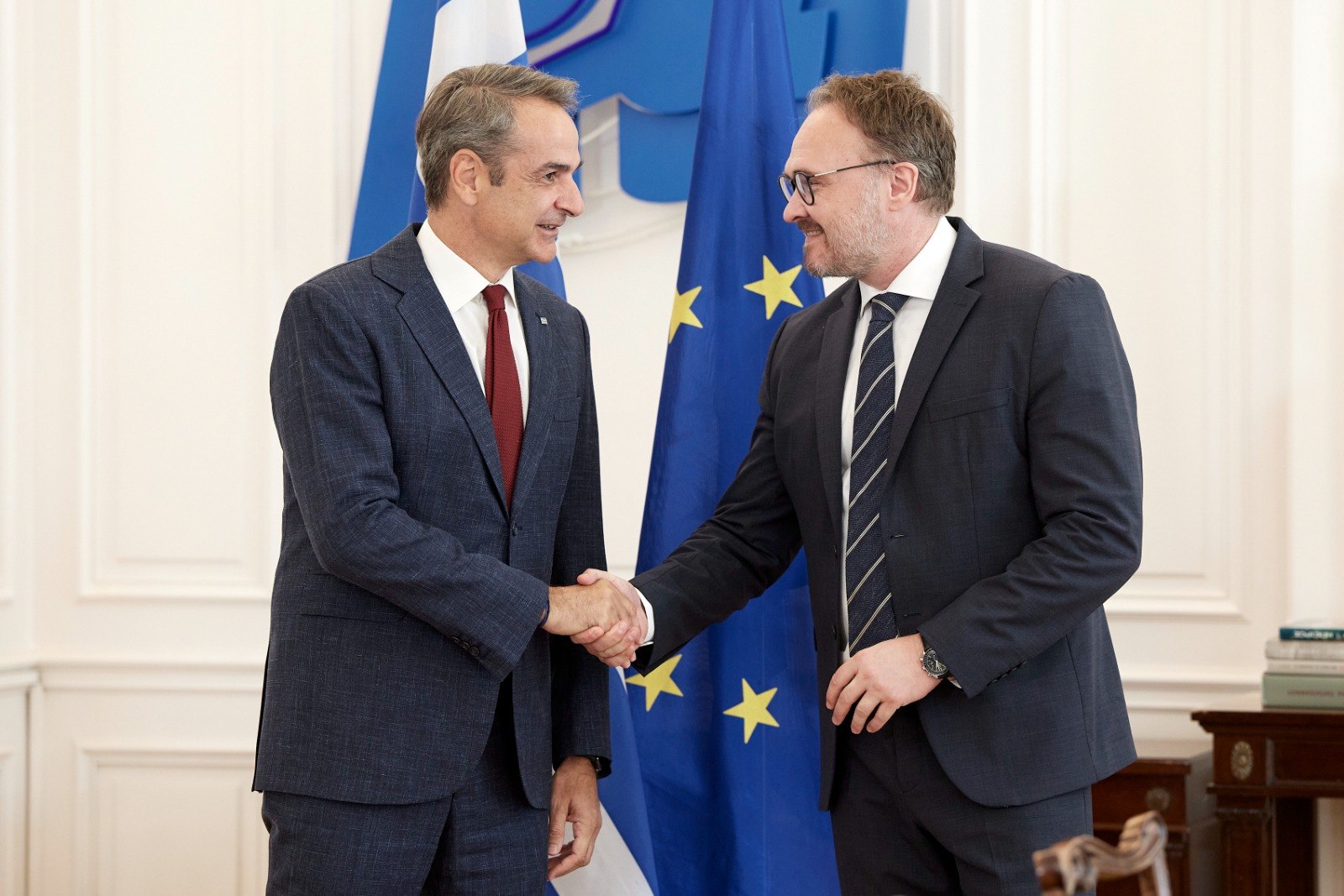 Συνάντηση Μητσοτάκη - Γιόργκενσεν: Να δημιουργήσουμε μια καλά λειτουργούσα ευρωπαϊκή αγορά ηλεκτρικής ενέργειας