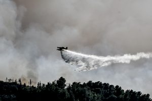 Με τη βοήθεια της βροχής έσβησε η φωτιά στη Λευκίμη Σουφλίου