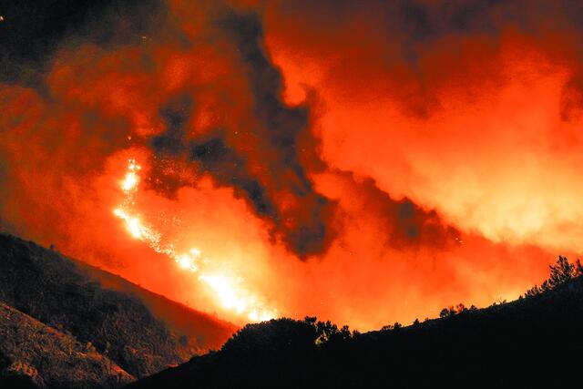 Δασική πυρκαγιά φλόγες