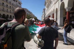 Πανελλαδικές κινητοποιήσεις για τη στήριξη του Παλαιστινιακού Λαού