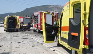 Μία νεκρή και δύο τραυματίες σε τροχαίο στην Π.Ε.Ο. Θεσσαλονίκης – Βέροιας