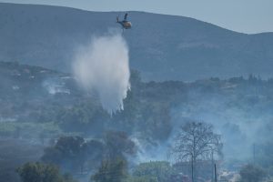 Βόνιτσα: Υπό μερικό έλεγχο η φωτιά σε αγροτοδασική έκταση στην περιοχή Παναγιά