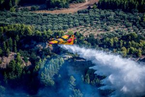 Φωτιά τώρα στους Αγίους Θεοδώρους Μαγνησίας – Επιχειρούν 4 εναέρια μέσα