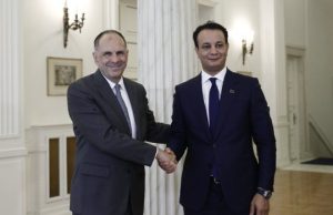 Συνάντηση Γ. Γεραπετρίτη με τον Γενικό Διευθυντή του Ταμείου για την Ανάπτυξη και Ανασυγκρότηση της Λιβύης Β. Haftar