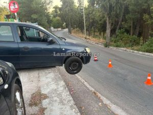 Λαμία: Αυτοκίνητο σταμάτησε στο κενό στον Άγιο Λουκά