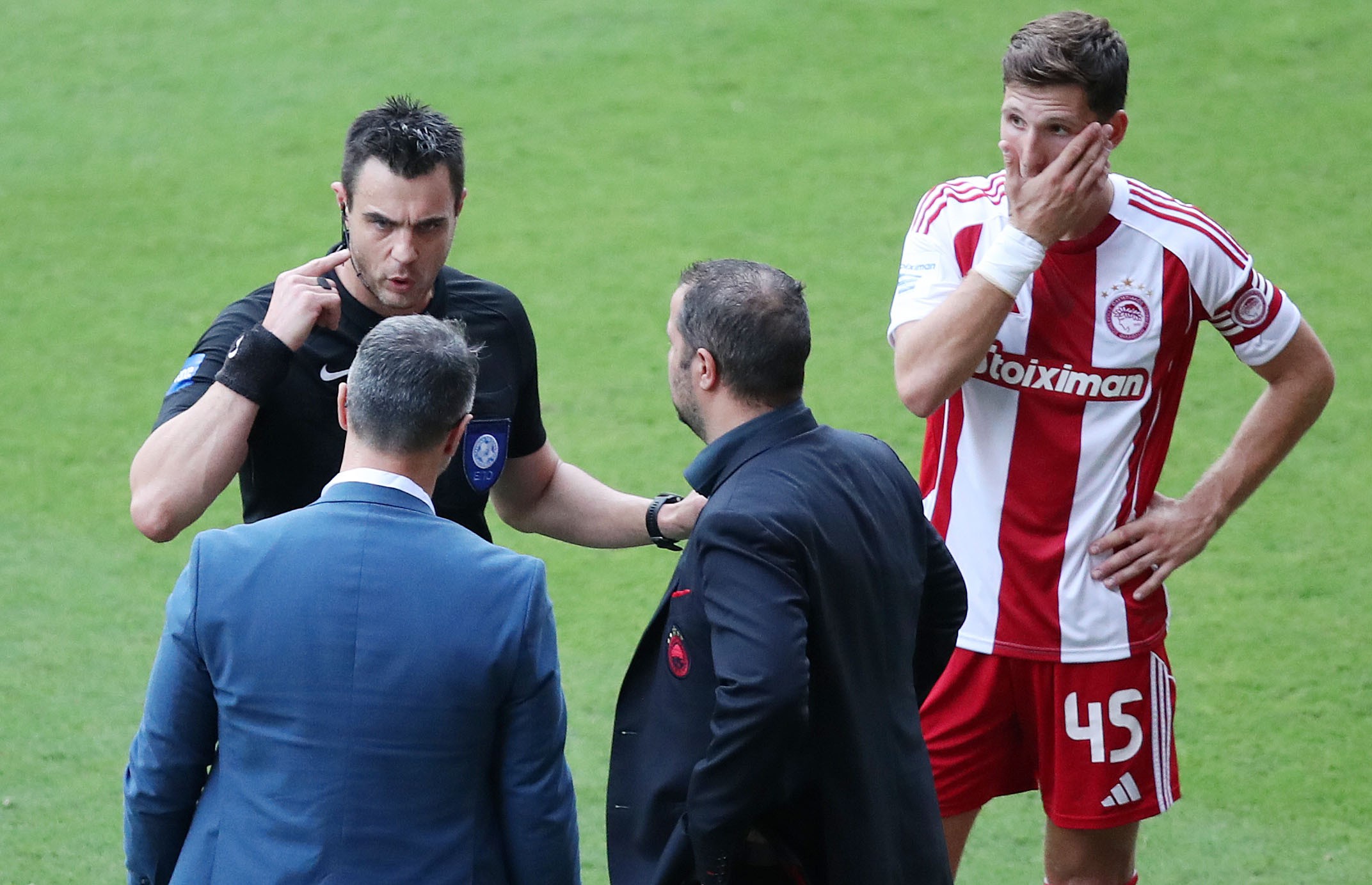 Ολυμπιακός: Οφσάιντ το δεύτερο γκολ του Λεβαδειακού σύμφωνα με την ΚΕΔ