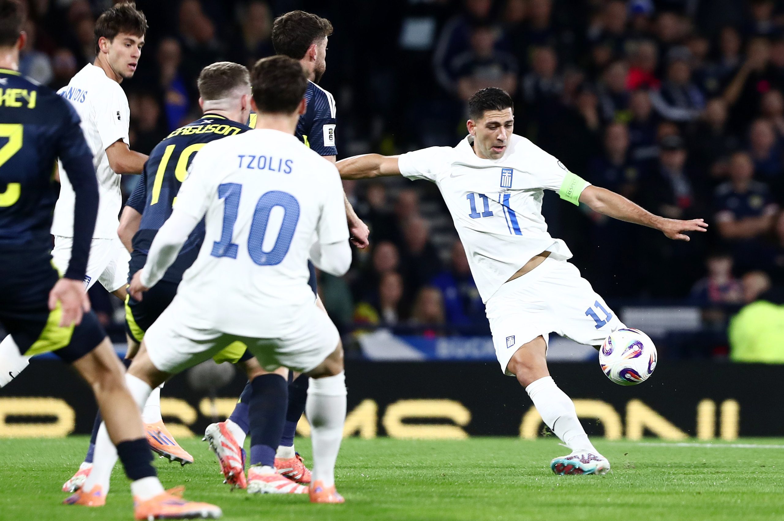 Σκωτία - Ελλάδα: Ήττα της Εθνικής με 3-1, λιγοστέυουν οι ελπίδες για πρόκριση στο Παγκόσμιο Κύπελλο