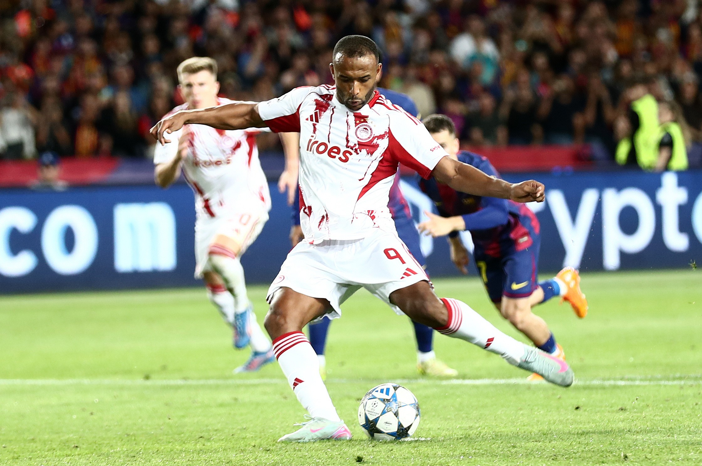 Ολυμπιακός: Το γκολ του Ελ Κααμπί που μετατράπηκε σε...πέναλτι και τελικά έγινε το 2-1