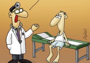 Ο Αρκάς «χειρουργεί» την καθημερινότητα με νέο σκίτσο