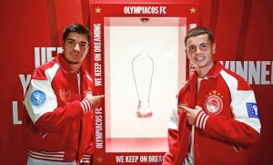 Οι παίκτες του Ολυμπιακού επισκέφθηκαν το νέο Μουσείο της ομάδας και «ταξίδεψαν» στην Ιστορία τους