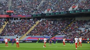 Διαμαρτυρία των παικτών της Μπαρτσελόνα για τον αγώνα στο Μαϊάμι