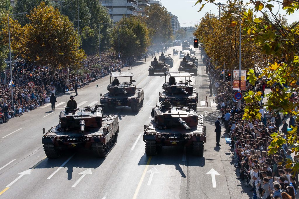Στις παρελάσεις