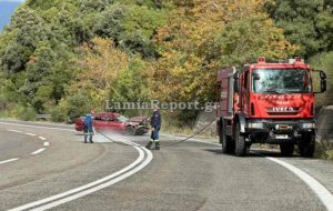 Τρομακτικό τροχαίο στην Φθιώτιδα: Αυτοκίνητο έκανε τούμπες – Άγιο είχε ο οδηγός και όσοι κινούταν στον δρόμο