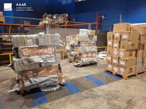 ΑΑΔΕ: Κατάσχεση-μαμούθ στο «Ελ. Βενιζέλος» — 1,7 εκατομμύρια λαθραία τσιγάρα από το Ντουμπάι