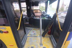 Φωτιά σε τρόλεϊ στη Λεωφόρο Βασιλίσσης Σοφίας