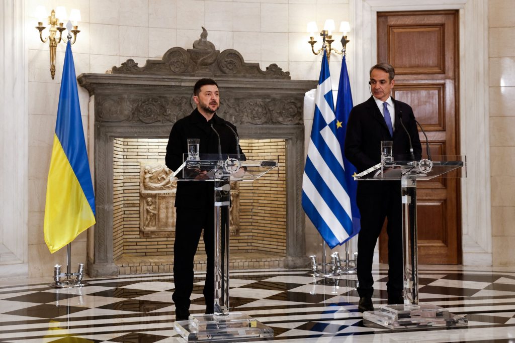 Ο Ζελένσκι στην Αθήνα