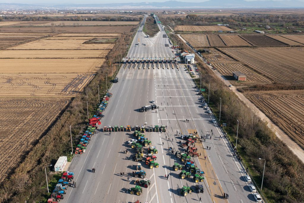 Διαμαρτυρία σε αυτοκινητόδρομο
