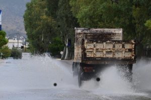 Κακοκαιρία Byron: Σε κατάσταση έκτακτης ανάγκης οι δήμοι Μεγαρέων, Αν. Μάνης, Ευρώτα και οι δημοτικές ενότητες Οινόης και Ερυθρών