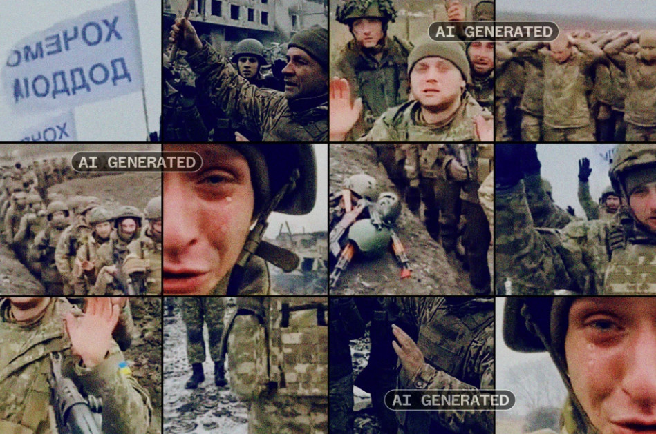 Το AI γίνεται εργαλείο πολέμου: Ρεαλιστικά βίντεο δείχνουν Ουκρανούς στρατιώτες να κλαίνε και να παραδίδονται