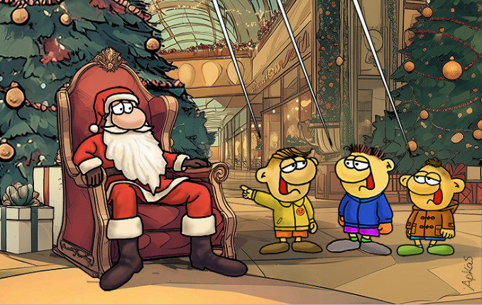 Τα Χριστούγεννα του Αρκά: Όταν το «Χο-Χο-Χο» γίνεται «Ωχ-Ωχ-Ωχ»