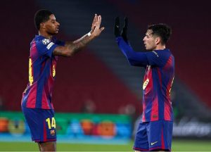 Μπαρτσελόνα – Άιντραχτ Φρανκφούρτης 2-1: Ο Κουντέ έδωσε πολύτιμη νίκη στους «μπλαουγκράνα»