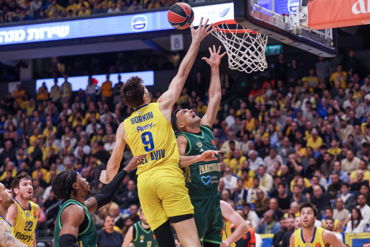 &Eta; &beta;&alpha;&theta;&mu;&omicron;&lambda;&omicron;&gamma;ί&alpha; &tau;&eta;&sigmaf; Euroleague &mu;&epsilon;&tau;ά &tau;&alpha; &pi;&alpha;&iota;&chi;&nu;ί&delta;&iota;&alpha; &Omicron;&lambda;&upsilon;&mu;&pi;&iota;&alpha;&kappa;&omicron;ύ &kappa;&alpha;&iota; &Pi;&alpha;&nu;&alpha;&theta;&eta;&nu;&alpha;ϊ&kappa;&omicron;ύ (pic)