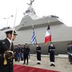 «Κίμων»: Η νέα ελληνική φρεγάτα Belharra ετοιμάζεται για την άφιξη της Γαλλίδας ΥΠΑΜ Καθρίν Βοτρίν και του ΥΕΘΑ Νίκου Δένδια