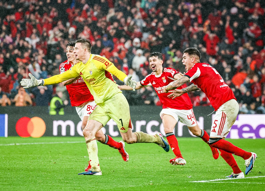 Μπενφίκα – Ρεάλ Μαδρίτης 4-2: Η έμπνευση του Μουρίνιο με τον τερματοφύλακα έδωσε την πρόκριση (vid)