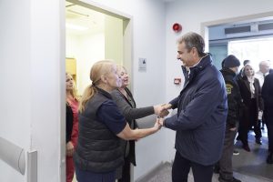 Πρωτοχρονιάτικη επίσκεψη Μητσοτάκη στο Γενικό Νοσοκομείο Αθηνών «Γεώργιος Γεννηματάς»