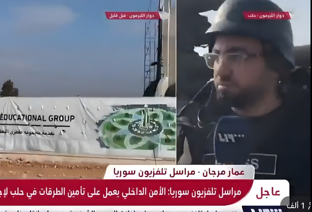 Απίστευτο βίντεο: Άρμα μάχης πέφτει πάνω σε δημοσιογράφο που μεταδίδει ζωντανά – Δείτε τη συνέχεια