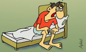 Η «χειρότερη» Δευτέρα του χρόνου μέσα από το σκίτσο του Αρκά