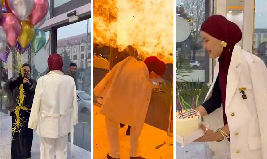 Στιγμές τρόμου σε πάρτι γενεθλίων στο Ουζμπεκιστάν – Έκρηξη μπαλονιών με υδρογόνο κοντά στην τούρτα