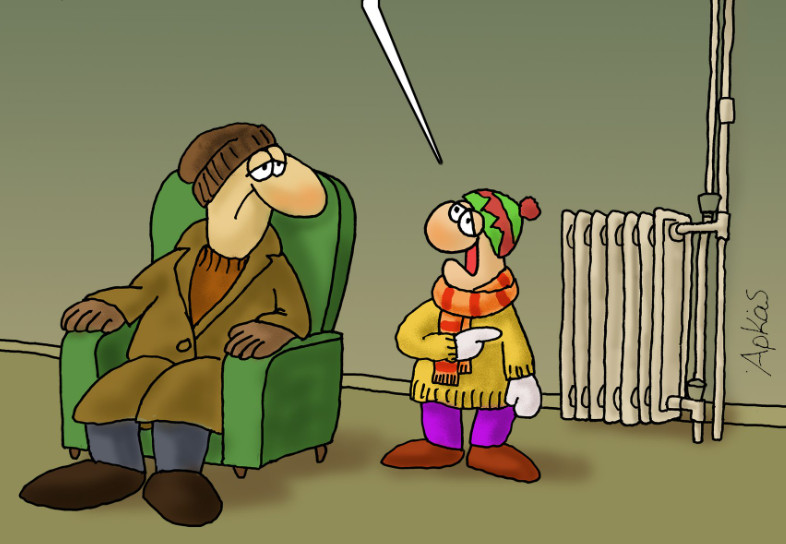 Αρκάς: «Μπαμπά, τι είναι αυτό;» – Όταν η θέρμανση γίνεται… μάθημα ιστορίας