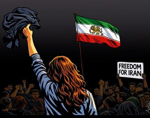 Η γροθιά της ελευθερίας: Το δυνατό σκίτσο του Αρκά για το Ιράν