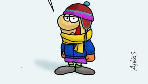 Όταν η «Καλημέρα» παγώνει: Το νέο σκίτσο του Αρκά