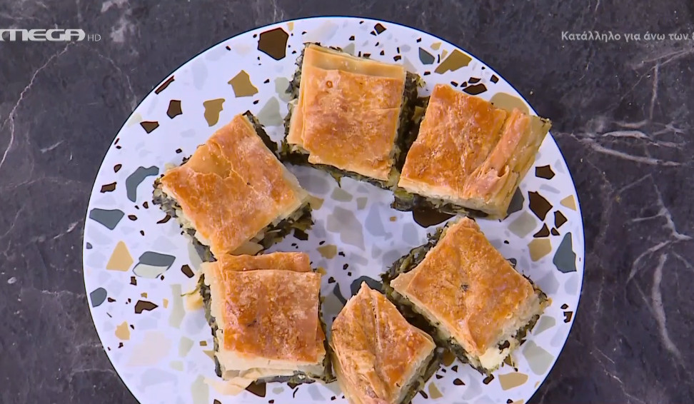 Λαχταριστή σπανακόπιτα που θα σας ξετρελάνει από τον Δημήτρη Σκαρμούτσο