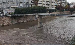 Κακοκαιρία: Συναγερμός στον Ιλισό – Άρχισε να ανεβαίνει η στάθμη του νερού (video)